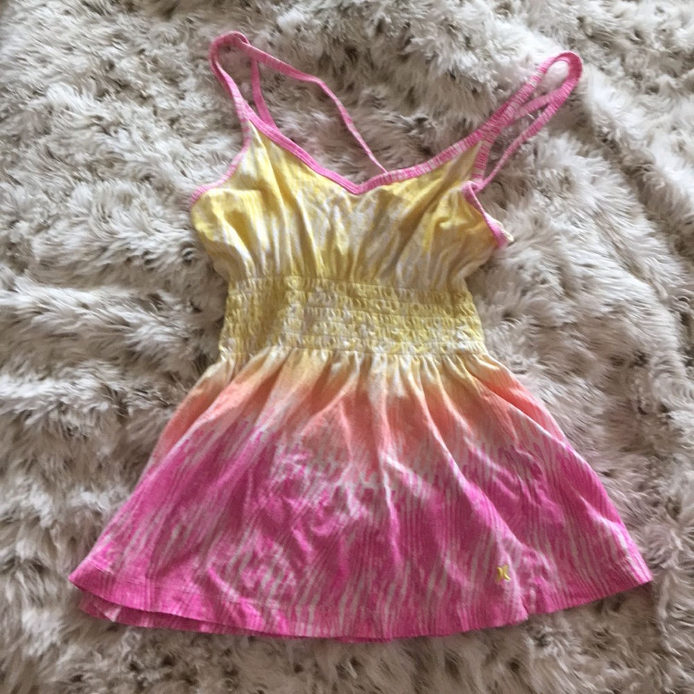 Peplum tank top